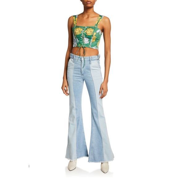 AG Adriano Goldschmied The Iva Panelled Jeans - Picture 2 of 9